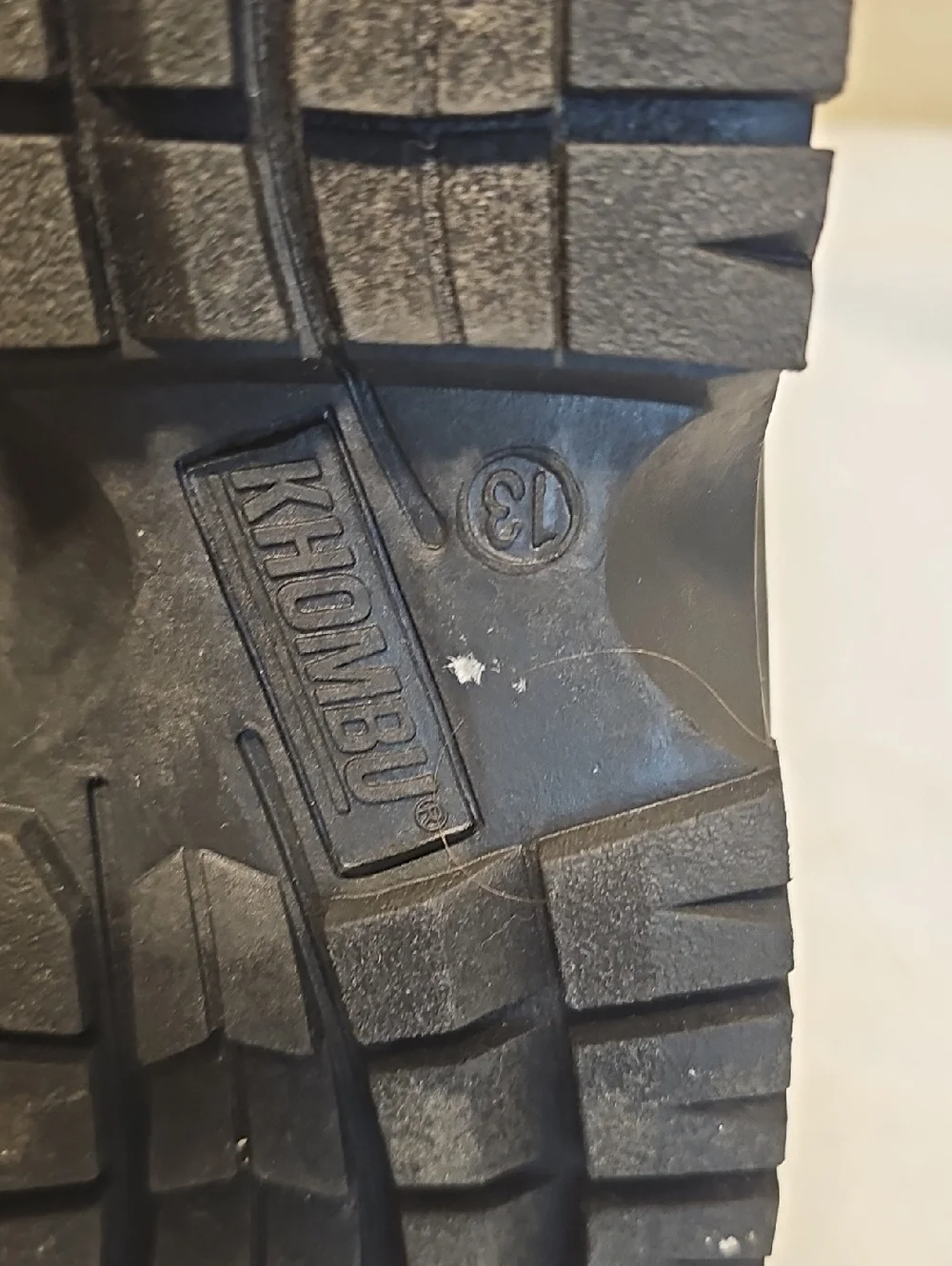 Khombu Black Snow Boots with Red Accents